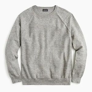 NWOT J.Crew Men’s Slim Rugged cotton sweater C8445 crewneck XS Long sleeve